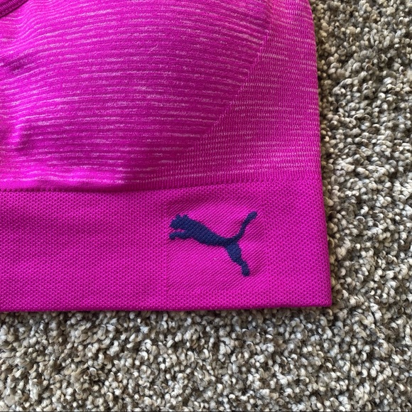 Puma racerback sports bra size M seamless padded - Picture 7 of 12